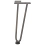 Patas mesa tipo horquilla 4 uds acero macizo acero natural 30cm de , Patas para mesas - Ref: Foro24-4012419, Precio: 39,19 €,...