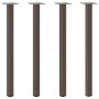Patas para mesa de centro 4 uds acero acero natural 72-74 cm de , Patas para mesas - Ref: Foro24-4012459, Precio: 61,29 €, De...