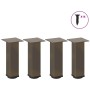 Patas para mesa de centro 4 uds acero acero natural 42-44 cm de , Patas para mesas - Ref: Foro24-4012467, Precio: 68,38 €, De...