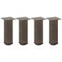 Patas para mesa de centro 4 uds acero acero natural 42-44 cm de , Patas para mesas - Ref: Foro24-4012467, Precio: 68,38 €, De...