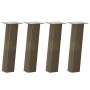 Patas para mesa de centro 4 uds acero acero natural 30 cm de , Patas para mesas - Ref: Foro24-4012499, Precio: 59,83 €, Descu...