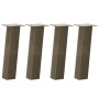Patas para mesa de centro 4 uds acero acero natural 42 cm de , Patas para mesas - Ref: Foro24-4012503, Precio: 69,41 €, Descu...