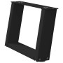 Patas de mesa de centro forma U 2uds acero negro 40x(30-31) cm de , Patas para mesas - Ref: Foro24-4012740, Precio: 64,77 €, ...