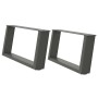 Patas de mesa centro forma U 2uds acero antracita 70x(30-31) cm de , Patas para mesas - Ref: Foro24-4012754, Precio: 82,55 €,...