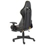 Silla gaming giratoria con reposapiés PVC dorado de vidaXL, Sillones para videojuegos - Ref: Foro24-20498, Precio: 191,24 €, ...