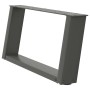 Patas de mesa centro forma U 2uds acero antracita 70x(30-31) cm de , Patas para mesas - Ref: Foro24-4012754, Precio: 82,55 €,...