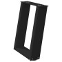 Patas de mesa de centro forma U 2uds acero negro 28x(42-43) cm de , Patas para mesas - Ref: Foro24-4012756, Precio: 49,08 €, ...