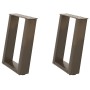 Patas para mesa de centro en forma de U 2 uds antracita acero de , Patas para mesas - Ref: Foro24-4012763, Precio: 62,88 €, D...