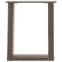 Patas para mesa de centro en forma de U 2 uds antracita acero de , Patas para mesas - Ref: Foro24-4012763, Precio: 62,88 €, D...