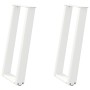 Patas de mesa consola forma U 2 uds acero blanco 28x(72-73) cm de , Patas para mesas - Ref: Foro24-4012777, Precio: 68,17 €, ...