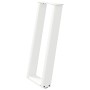 Patas de mesa consola forma U 2 uds acero blanco 28x(72-73) cm de , Patas para mesas - Ref: Foro24-4012777, Precio: 68,17 €, ...