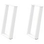 Patas para mesa de comedor en forma de U 2 uds acero blanco de , Patas para mesas - Ref: Foro24-4012789, Precio: 98,82 €, Des...