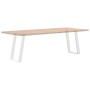 Patas para mesa de comedor en forma de U 2 uds acero blanco de , Patas para mesas - Ref: Foro24-4012789, Precio: 98,82 €, Des...