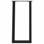 Patas de mesa consola en forma U 2 uds acero negro 38x(72-73)cm de , Patas para mesas - Ref: Foro24-4012780, Precio: 70,39 €,...
