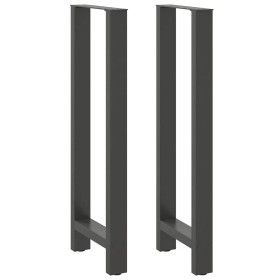Patas de mesa de centro acero antracita 2 uds 40x(110-111) cm de , Patas para mesas - Ref: Foro24-4013350, Precio: 115,47 €, ...
