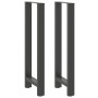 Patas de mesa de centro acero antracita 2 uds 40x(110-111) cm de , Patas para mesas - Ref: Foro24-4013350, Precio: 115,47 €, ...