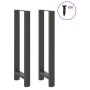 Patas de mesa de centro acero antracita 2 uds 40x(110-111) cm de , Patas para mesas - Ref: Foro24-4013350, Precio: 115,47 €, ...