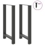Patas de mesa de centro acero antracita 2 uds 60x(100-101) cm de , Patas para mesas - Ref: Foro24-4013346, Precio: 109,98 €, ...