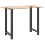 Patas de mesa de centro acero antracita 2 uds 60x(100-101) cm de , Patas para mesas - Ref: Foro24-4013346, Precio: 109,98 €, ...