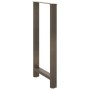 Patas para mesa de centro de acero natural 2 uds 60x(110-111)cm de , Patas para mesas - Ref: Foro24-4013359, Precio: 112,84 €...