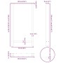 Patas para mesa de centro de acero natural 2 uds 60x(110-111)cm de , Patas para mesas - Ref: Foro24-4013359, Precio: 112,84 €...