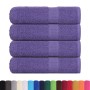 Toallas de baño 4 uds morado 100x150 cm 360 gsm 100% algodón de , Toallas - Ref: Foro24-136885, Precio: 45,77 €, Descuento: %