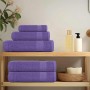 Toallas de baño 4 uds morado 100x150 cm 360 gsm 100% algodón de , Toallas - Ref: Foro24-136885, Precio: 45,77 €, Descuento: %