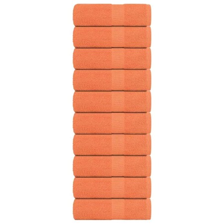 Toallas de jabón 10 uds naranja 30x30 cm 360 gsm 100% algodón de , Toallas - Ref: Foro24-136898, Precio: 22,23 €, Descuento: %