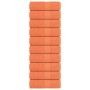 Toallas de jabón 10 uds naranja 30x30 cm 360 gsm 100% algodón de , Toallas - Ref: Foro24-136898, Precio: 22,23 €, Descuento: %