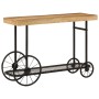 Mesa consola madera maciza de mango y hierro 112x36x76 cm de , Mesas auxiliares - Ref: Foro24-353332, Precio: 193,21 €, Descu...
