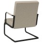 Silla voladiza cuero sintético gris claro en Sillones | Comprar online en Foru.es