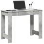 Escritorio de madera contrachapada gris hormigón 100x45x75 cm de , Escritorios - Ref: Foro24-860430, Precio: 59,13 €, Descuen...