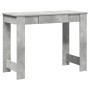 Escritorio de madera contrachapada gris hormigón 100x45x75 cm de , Escritorios - Ref: Foro24-860430, Precio: 59,13 €, Descuen...