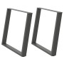 Patas para mesa comedor forma U 2uds antracita 100x(72-73) cm de , Patas para mesas - Ref: Foro24-4012806, Precio: 109,76 €, ...