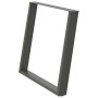 Patas para mesa comedor forma U 2uds antracita 100x(72-73) cm de , Patas para mesas - Ref: Foro24-4012806, Precio: 109,76 €, ...