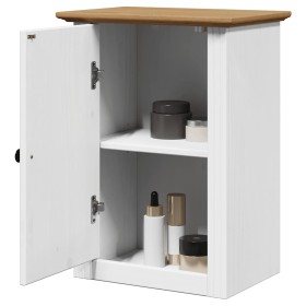 Armario de pared para baño BODO blanco y marrón 44x30x60 cm de , Muebles de baño - Ref: Foro24-4016855, Precio: 59,00 €, Desc...