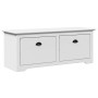 Banco de recibidor BODO blanco 114x40x45 cm de , Bancos para recibidores y almacenamiento - Ref: Foro24-4016869, Precio: 124,...