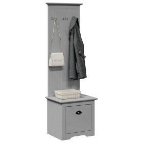 Mueble de entrada con ganchos BODO gris 50x40x157 cm de , Bancos para recibidores y almacenamiento - Ref: Foro24-4016874, Pre...