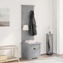 Mueble de entrada con ganchos BODO gris 50x40x157 cm de , Bancos para recibidores y almacenamiento - Ref: Foro24-4016874, Pre...