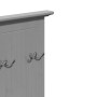 Mueble de entrada con ganchos BODO gris 50x40x157 cm de , Bancos para recibidores y almacenamiento - Ref: Foro24-4016874, Pre...