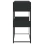 Mesa consola de madera contrachapada negro 90x35x80 cm de , Mesas auxiliares - Ref: Foro24-849174, Precio: 79,93 €, Descuento: %