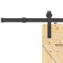 Puerta corredera con herrajes madera maciza de pino 85x210 cm de , Puertas - Ref: Foro24-3332605, Precio: 190,07 €, Descuento: %