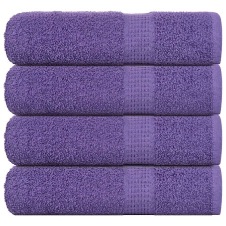 Toallas de mano 4 piezas púrpura 50x100 cm 360 gsm 100% algodón de , Toallas - Ref: Foro24-136879, Precio: 28,21 €, Descuento: %
