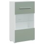 Muebles para TV 5 piezas con iluminación LED verde oliva de , Muebles TV - Ref: Foro24-3324232, Precio: 320,40 €, Descuento: %