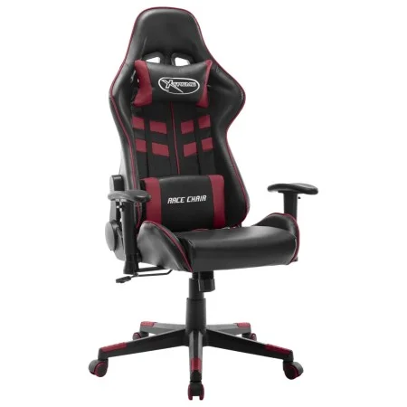 Gaming-Stuhl aus schwarzem und rotem Kunstleder von vidaXL, Gaming-Stühle - Ref: Foro24-20509, Preis: 147,68 €, Rabatt: %