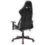Silla de gaming de cuero sintético negro y rojo tinto de vidaXL, Sillones para videojuegos - Ref: Foro24-20509, Precio: 149,6...