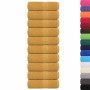 Toallas invitados 10 uds 100% algodón oro 30x50 cm 360 gsm de , Toallas - Ref: Foro24-136805, Precio: 23,10 €, Descuento: %
