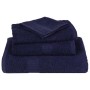 Toallas 4 uds 100% algodón azul marino 100x200 cm 600 gsm de , Toallas - Ref: Foro24-136795, Precio: 63,46 €, Descuento: %