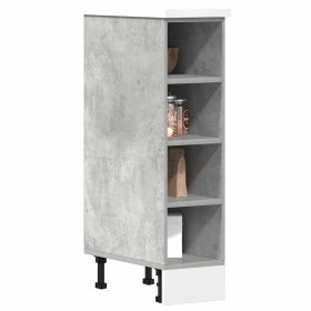 Armario debajo fregadero madera contrachapada gris de , Armarios de cocina - Ref: Foro24-854187, Precio: 49,54 €, Descuento: %