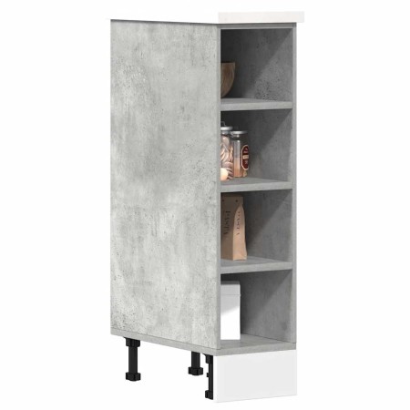 Armario debajo fregadero madera contrachapada gris de , Armarios de cocina - Ref: Foro24-854187, Precio: 49,54 €, Descuento: %
